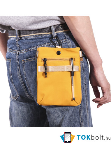 Vállra akasztható táska crossbody - Méret: 20 x 15 cm - SÁRGA