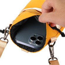 Vállra akasztható táska crossbody - Méret: 20 x 15 cm - SZÜRKE