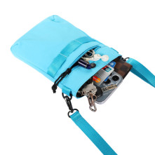 Vállra akasztható táska crossbody - Méret: 20 x 15 cm - KÉK
