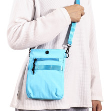 Vállra akasztható táska crossbody - Méret: 20 x 15 cm - KÉK