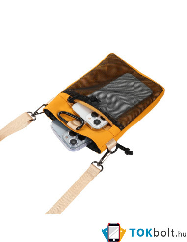 Vállra akasztható táska crossbody - Méret: 20 x 15 cm - LILA