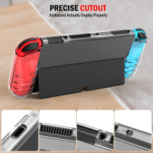 Rugalmas TPU tok Nintendo Switch Oled készülékhez - ÁTTETSZŐ