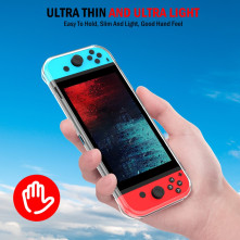 Rugalmas TPU tok Nintendo Switch Oled készülékhez - ÁTTETSZŐ