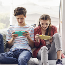 Rugalmas TPU tok Nintendo Switch Lite készülékhez - ÁTTETSZŐ