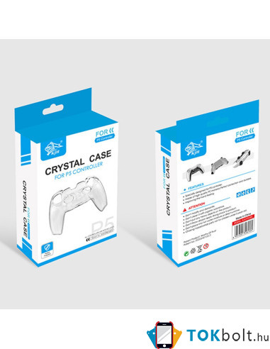 Rugalmas TPU tok PlayStation 5 Gamepad, kontrollerhez - ÁTTETSZŐ