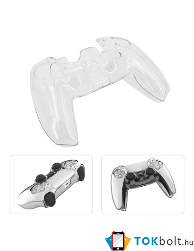 Rugalmas TPU tok PlayStation 5 Gamepad, kontrollerhez - ÁTTETSZŐ