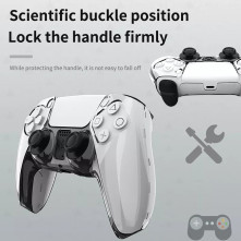 Rugalmas TPU tok PlayStation 5 Gamepad, kontrollerhez - ÁTTETSZŐ