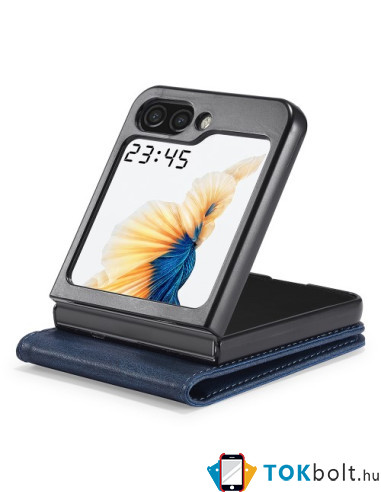 LC.IMEEKE flip tok Samsung Galaxy Z Flip5 5G telefonhoz - KÉK