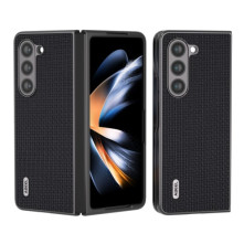 ABEEL műanyag hátlap tok Samsung Galaxy Z Fold5 készülékhez - FEKETE
