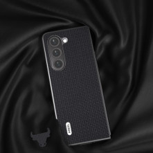 ABEEL műanyag hátlap tok Samsung Galaxy Z Fold5 készülékhez - FEKETE