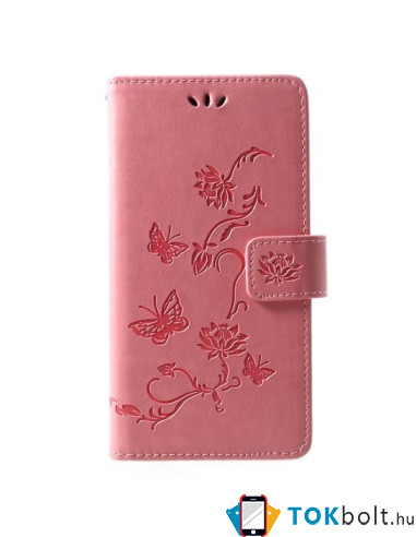 Oldalra nyíló mintás telefontok Huawei P30 lite telefonhoz - PILLANGÓK