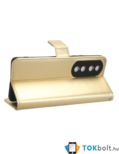 Oldalra nyíló tok Honor 90 telefonhoz - ARANY