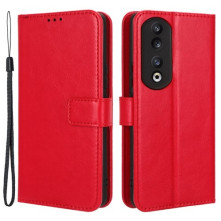 Oldalra nyíló tok Honor 90 telefonhoz - PIROS