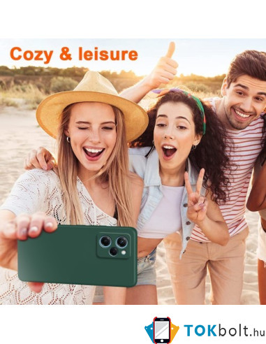 Rugalmas TPU tok Xiaomi Redmi Note 12 Pro / Poco X5 Pro készülékhez - ZÖLD