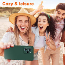 Rugalmas TPU tok Xiaomi Redmi Note 12 Pro / Poco X5 Pro készülékhez - ZÖLD