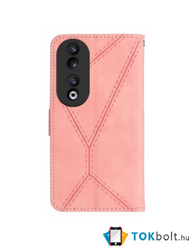 Oldalra nyíló tok Honor 90 telefonhoz - PINK