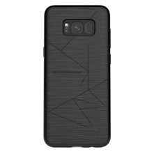 Rugalmas TPU tok Samsung Galaxy S8 Plus készülékhez - FEKETE