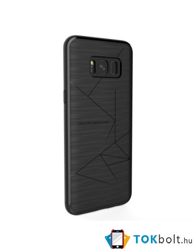 Rugalmas TPU tok Samsung Galaxy S8 Plus készülékhez - FEKETE
