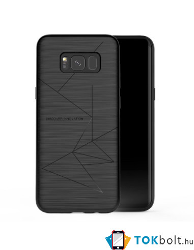 Rugalmas TPU tok Samsung Galaxy S8 Plus készülékhez - FEKETE