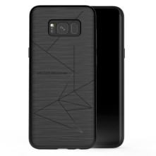 Rugalmas TPU tok Samsung Galaxy S8 Plus készülékhez - FEKETE