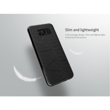 Rugalmas TPU tok Samsung Galaxy S8 Plus készülékhez - FEKETE