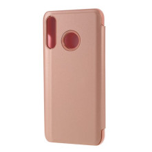 Flip telefontok átlátszó előlappal Huawei P30 lite készülékhez - RÓZSAARANY