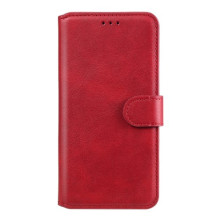 Oldalra nyíló tok Xiaomi Redmi Note 9S telefonhoz - PIROS