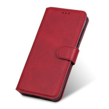 Oldalra nyíló tok Xiaomi Redmi Note 9S telefonhoz - PIROS