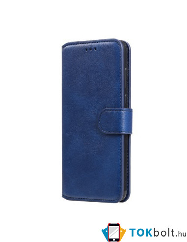 Oldalra nyíló tok Xiaomi Redmi Note 9S telefonhoz - KÉK