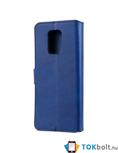 Oldalra nyíló tok Xiaomi Redmi Note 9S telefonhoz - KÉK