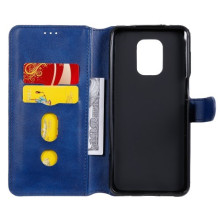Oldalra nyíló tok Xiaomi Redmi Note 9S telefonhoz - KÉK