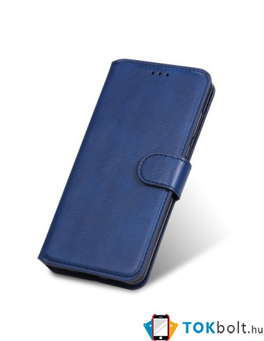 Oldalra nyíló tok Xiaomi Redmi Note 9S telefonhoz - KÉK