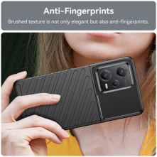 Rugalmas TPU tok Xiaomi Redmi Note 12 Pro Plus készülékhez - FEKETE