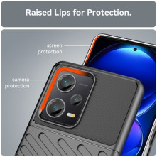 Rugalmas TPU tok Xiaomi Redmi Note 12 Pro Plus készülékhez - FEKETE
