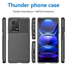 Rugalmas TPU tok Xiaomi Redmi Note 12 Pro Plus készülékhez - FEKETE