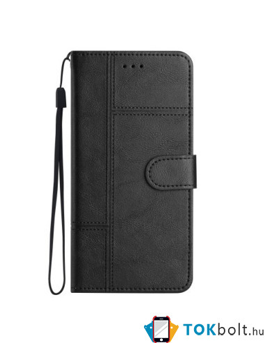 Oldalra nyíló tok Xiaomi 13 Lite telefonhoz - FEKETE