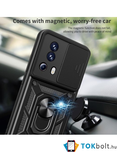 Rugalmas TPU tok Xiaomi 13 Lite készülékhez - FEKETE