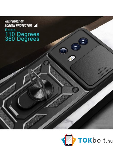 Rugalmas TPU tok Xiaomi 13 Lite készülékhez - FEKETE