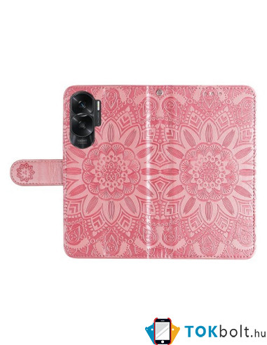 Oldalra nyíló mintás telefontok Honor X50i telefonhoz - MANDALA