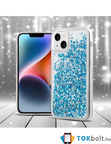 Mozgó csillámos telefontok Samsung Galaxy A54 5G telefonhoz - KÉK