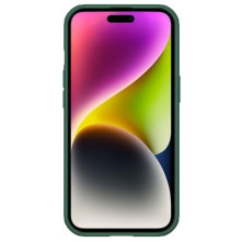 NILLKIN masszív tok kameravédővel Apple iPhone 15 Plus telefonhoz - ZÖLD