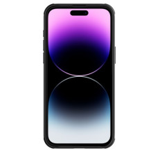 NILLKIN masszív tok kameravédővel Apple iPhone 15 Pro Max telefonhoz - FEKETE