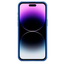 NILLKIN masszív tok kameravédővel Apple iPhone 15 Pro Max telefonhoz - KÉK