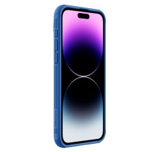 NILLKIN masszív tok kameravédővel Apple iPhone 15 Pro telefonhoz - KÉK