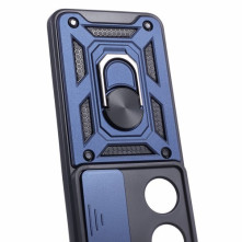 Kemény műanyag és rugalmas TPU hibrid tok Honor 90 telefonhoz - KÉK