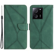 Oldalra nyíló tok Xiaomi 13T telefonhoz - ZÖLD