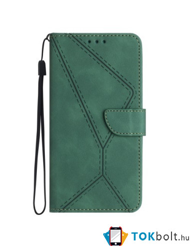 Oldalra nyíló tok Xiaomi 13T telefonhoz - ZÖLD