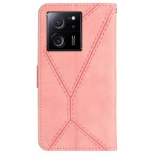 Oldalra nyíló tok Xiaomi 13T telefonhoz - RÓZSASZÍN