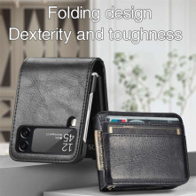 Flip tok Samsung Galaxy Z Flip4 5G telefonhoz - FEKETE