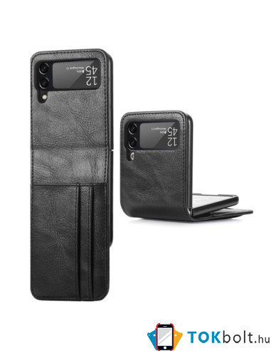 Flip tok Samsung Galaxy Z Flip4 5G telefonhoz - FEKETE